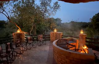 Fire and pool dinners at Chisomo Safari Lodge 