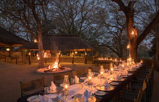 Traditional and elegant Boma evenings at Chisomo 