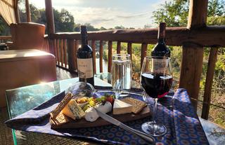 Wine Tasting with cheese at Karongwe River Lodge 