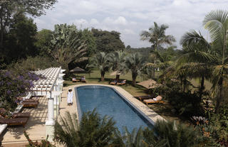 Swimming Pool Aerial View