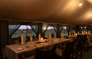 Dining tent