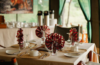 Dining tent