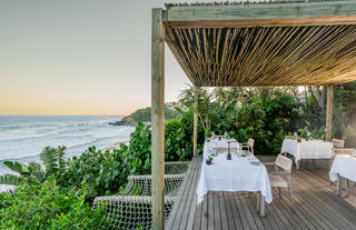 Sala Beach House dinging deck