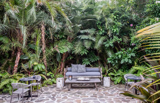 Sala Beach House courtyard