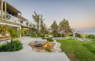 Firepit and view of Indian Ocean