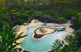 Swimming pool area