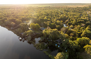 Mukwa River Lodge - Aerial View