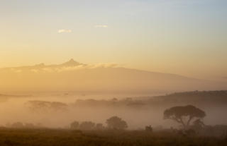 Sunrise over Mount Kenya