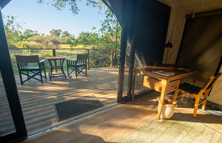 Machaba Camp - View from tent 