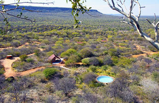 Waterberg Plateau Campsite - View from a hill