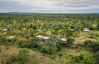 Olkeri Camp - aerial in Green season