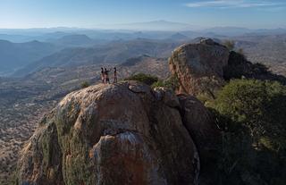 Warriors on Ol Lentille Peak