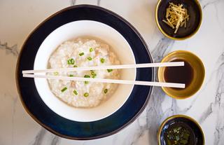 Hong Kong style chicken congee