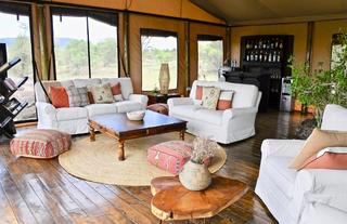 Lounge and bar area