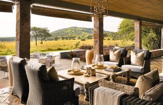 Singita Serengeti House Lounge Terrace