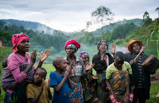 Batwe community near the lodge