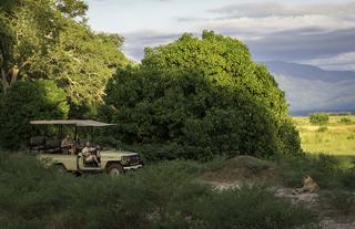 Game drives in Mana Pools