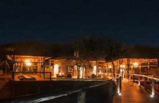 Lodge at night