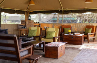 Serengeti North Wilderness Camp - lounge tent