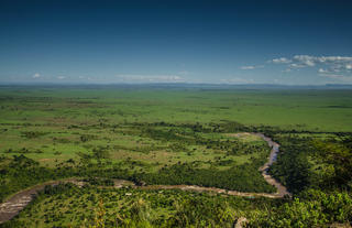 View of the Mara River and Plains 