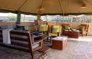 Ndutu Wilderness Camp Lounge Tent