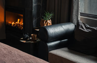 Silverback Room Fire Place
