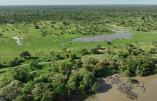 MAWIMBI Bush Camp Aerial