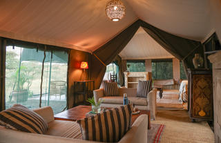 Family Safari Suite Lounge Area
