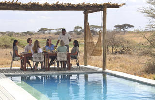 Namiri Plains - Pool Lunch Private Dining