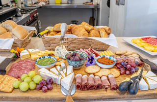 Breakfast Buffet meat platter