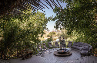 Jao Camp Raised Fireplace