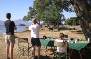 Visitors for Lunch