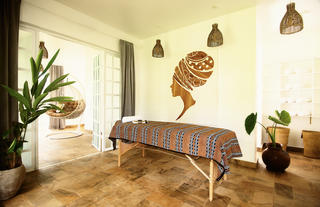 Spa with Massage bed