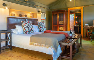 Luxury Waterhole Tent interior