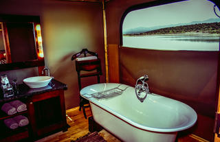 Waterfront Tent bathrooms