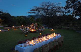 Dinner under the stars, House in the Wild