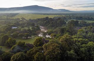 Aerial view, House in the Wild