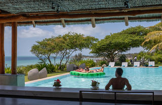 Pool overlooking the ocean at Bahia Mar