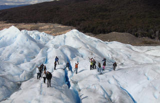 Minitrekking over the glacier  