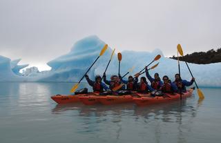 Kayak, one of the tours in the National Park