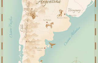 Argentinean map 