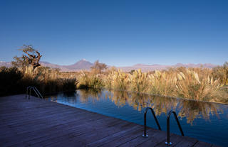 Outdoor pool at Tierra Atacama