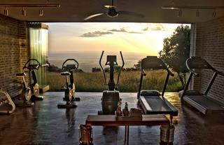 Fitness Room with a view 