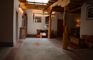 Inside the house