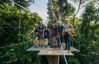 On property Adventure Experiences - Canopy observation Zipline 