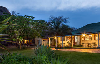 Farmhouse evening view