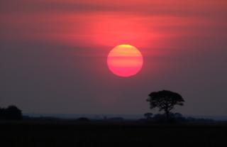 Sunset Busanga Plains