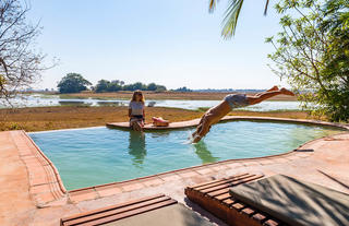 Diving into Busanga pool