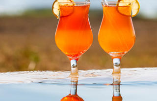 cocktails by the pool