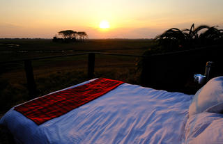 Star Bed - Sunrise - Busanga Plains Camp